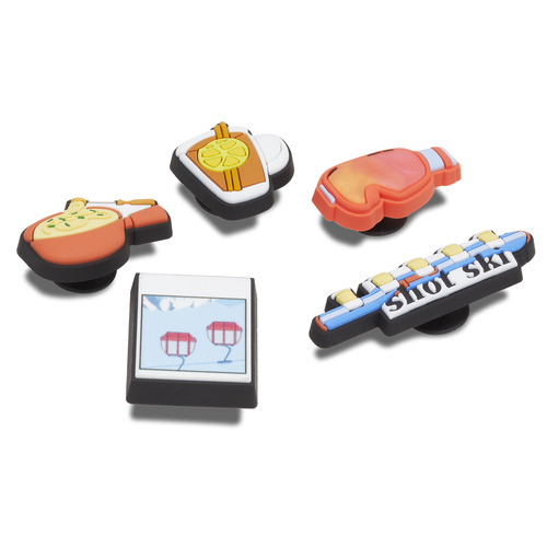 crocs 卡骆驰 JIBBITZ APRES FOOD AND DRINK 5 PACK 多彩