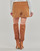 衣服 女士 短裤&百慕大短裤 Only ONLCUBA-FLORA HW PB CORD SHORTS PNT 棕色