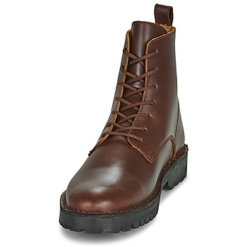 Selected 思莱德 SLHRICKY LEATHER LACE-UP BOOT 棕色