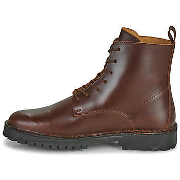 Selected 思莱德 SLHRICKY LEATHER LACE-UP BOOT 棕色