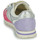 鞋子 女孩 球鞋基本款 Gola Daytona Quadrant Strap 米色 / 银灰色 / 玫瑰色