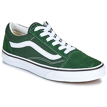 鞋子 儿童 球鞋基本款 Vans 范斯 JN Old Skool 绿色