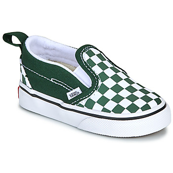 鞋子 儿童 平底鞋 Vans 范斯 TD Slip-On V 绿色