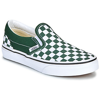 鞋子 儿童 平底鞋 Vans 范斯 UY Classic Slip-On 绿色 / 白色