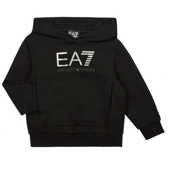 衣服 男孩 卫衣 EA7 EMPORIO ARMANI VISIBILITY SWEATSHIRT HD 黑色