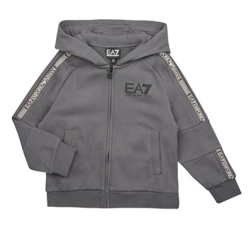 衣服 男孩 卫衣 EA7 EMPORIO ARMANI LOGO SERIES SWEATSHIRT 灰色