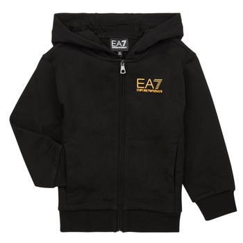 衣服 男孩 卫衣 EA7 EMPORIO ARMANI CORE ID SWEATSHIRT 黑色 / 金色