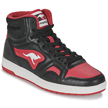鞋子 男士 球鞋基本款 Kangaroos K-SLAM POINT MID 黑色 / 红色 / 白色
