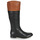 鞋子 女士 都市靴 Lauren Ralph Lauren JUSTINE-BOOTS-TALL BOOT 黑色 / 棕色