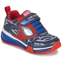 鞋子 男孩 球鞋基本款 Geox 健乐士 J BAYONYC BOY D 海蓝色 / 红色