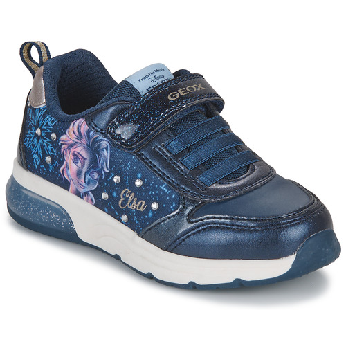 鞋子 女孩 球鞋基本款 Geox 健乐士 J SPACECLUB GIRL D 海蓝色
