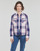 衣服 女士 衬衣/长袖衬衫 Superdry 极度干燥 LUMBERJACK CHECK FLANNEL SHIRT 玫瑰色 / 海蓝色