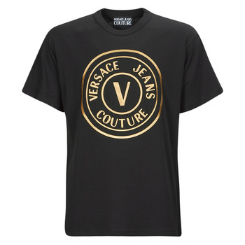 衣服 男士 短袖体恤 Versace Jeans GAHT05 黑色 / 金色