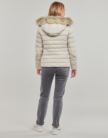 Tommy Jeans TJW BASIC HOODED DOWN JACKET 米色