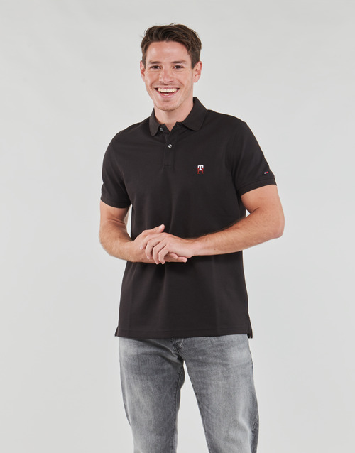Tommy Hilfiger MONOGRAM SMALL IMD REG POLO 黑色