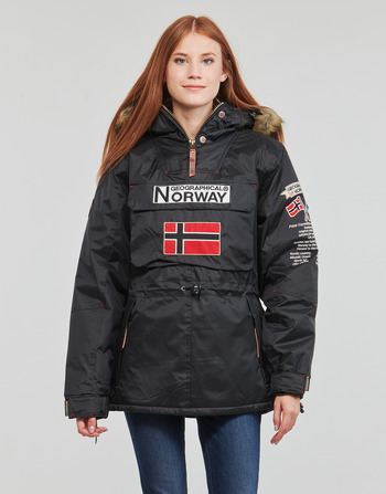 衣服 女士 棉衣 Geographical Norway BOOMERA 黑色