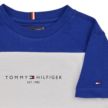 Tommy Hilfiger ESSENTIAL COLORBLOCK TEE S/S 海蓝色