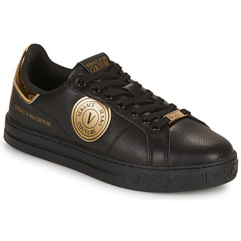 鞋子 男士 球鞋基本款 Versace Jeans 75YA3SK1 黑色 / 金色