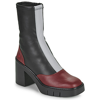 鞋子 女士 短靴 Art BERNA 黑色 / 波尔多红 / 灰色