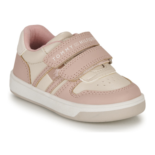 鞋子 女孩 球鞋基本款 Tommy Hilfiger T1A9-32955-1355A295 玫瑰色 / 米色
