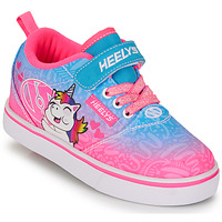 鞋子 女孩 轮滑鞋 Heelys PRO 20 X2 玫瑰色 / 蓝色 / 白色