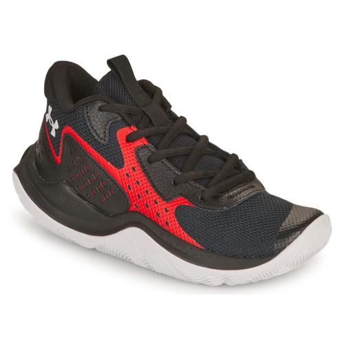 鞋子 儿童 篮球 Under Armour 安德玛 UA GS JET' 23 黑色 / 红色 / 白色