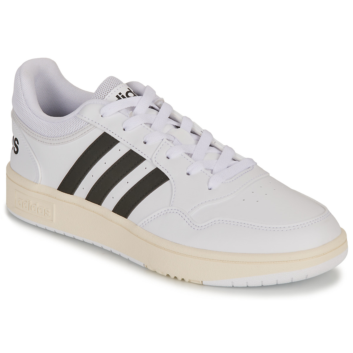 鞋子 球鞋基本款 Adidas Sportswear HOOPS 3.0 白色 / 黑色