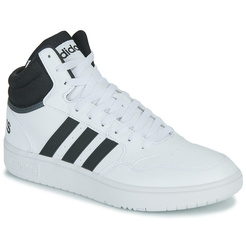 鞋子 男士 高帮鞋 Adidas Sportswear HOOPS 3.0 MID 白色 / 黑色