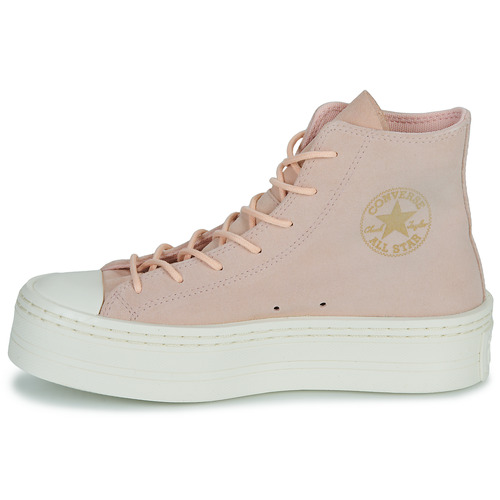 Converse 匡威 CHUCK TAYLOR ALL STAR MODERN LIFT PLATFORM MONO SUEDE 玫瑰色