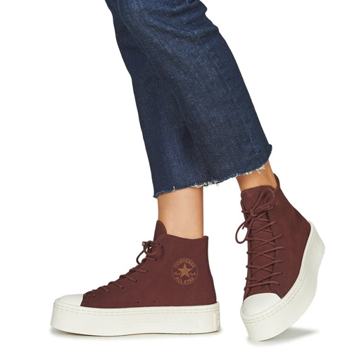 Converse 匡威 CHUCK TAYLOR ALL STAR MODERN LIFT WINTER 波尔多红