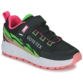 鞋子 女孩 球鞋基本款 Primigi B&G STORM GTX 黑色 / 绿色 / 玫瑰色