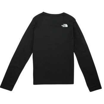 The North Face 北面 Teen L/S Easy Tee 黑色