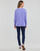 衣服 女士 羊毛衫 Vero Moda VMCREWLEFILE LS V-NECK BLOUSE NOOS 蓝色