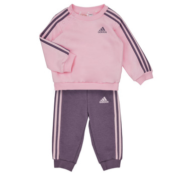 衣服 女孩 女士套装 Adidas Sportswear 3S JOG 玫瑰色 / 紫罗兰