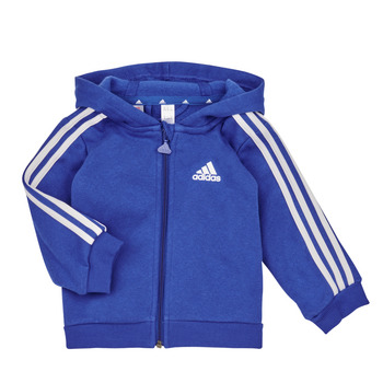 Adidas Sportswear 3S FZ FL JOG 蓝色 / 白色 / 灰色