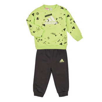 衣服 男孩 女士套装 Adidas Sportswear BLUV Q3 CSET 绿色 / 黑色