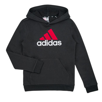 衣服 男孩 卫衣 Adidas Sportswear BL 2 HOODIE 黑色 / 红色 / 白色
