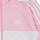 衣服 女孩 厚套装 Adidas Sportswear 3S TIBERIO TS 玫瑰色 / 白色 / 紫罗兰