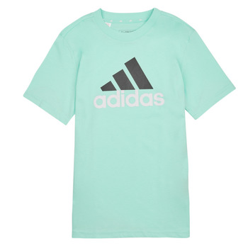 衣服 儿童 短袖体恤 Adidas Sportswear BL 2 TEE 蓝色 / 白色 / 黑色