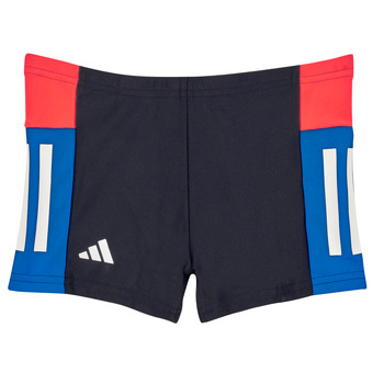 衣服 男孩 男士泳裤 adidas Performance 阿迪达斯运动训练 CB 3S BOXER 海蓝色 / 红色 / 白色