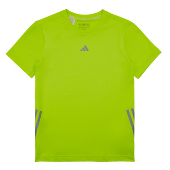 衣服 儿童 短袖体恤 adidas Performance 阿迪达斯运动训练 RUN 3S TEE 绿色 / 银灰色