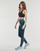 衣服 女士 紧身裤 adidas Performance 阿迪达斯运动训练 TF STASH 1/1 L 蓝色