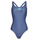 衣服 女士 单件泳装 adidas Performance 阿迪达斯运动训练 3 BARS SUIT 蓝色