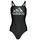 衣服 女士 单件泳装 adidas Performance 阿迪达斯运动训练 BIG LOGO SUIT 黑色 / 白色