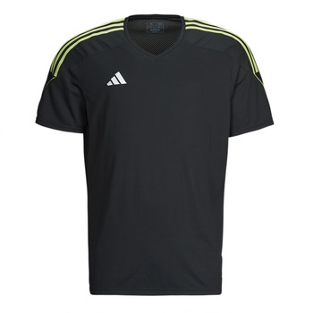 衣服 男士 短袖体恤 adidas Performance 阿迪达斯运动训练 TIRO 23 JSY 黑色 / 绿色