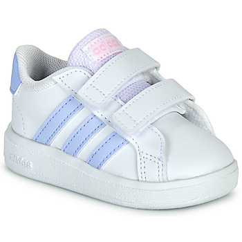 鞋子 女孩 球鞋基本款 Adidas Sportswear GRAND COURT 2.0 CF I 白色 / Lila