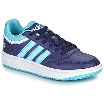 鞋子 男孩 球鞋基本款 Adidas Sportswear HOOPS 3.0 K 海蓝色 / 蓝色