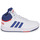 鞋子 儿童 高帮鞋 Adidas Sportswear HOOPS MID 3.0 K 白色 / 蓝色 / 红色