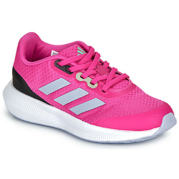 鞋子 女孩 球鞋基本款 Adidas Sportswear RUNFALCON 3.0 K 玫瑰色 / 白色