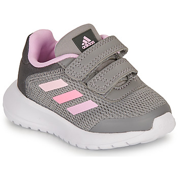 鞋子 女孩 球鞋基本款 Adidas Sportswear Tensaur Run 2.0 CF I 灰色 / 玫瑰色